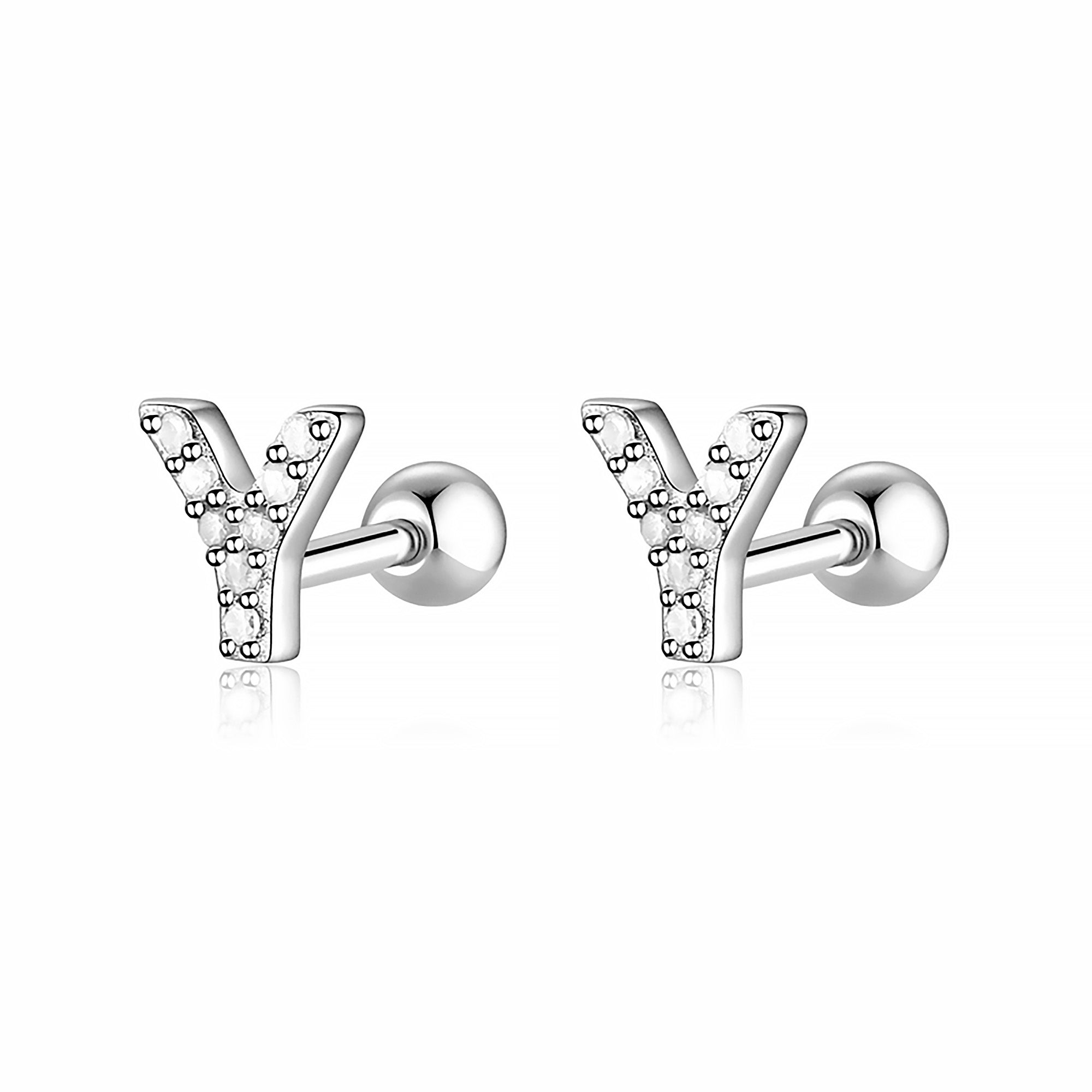 Orecchino "Letterine Bianche" - Chiara Jewels