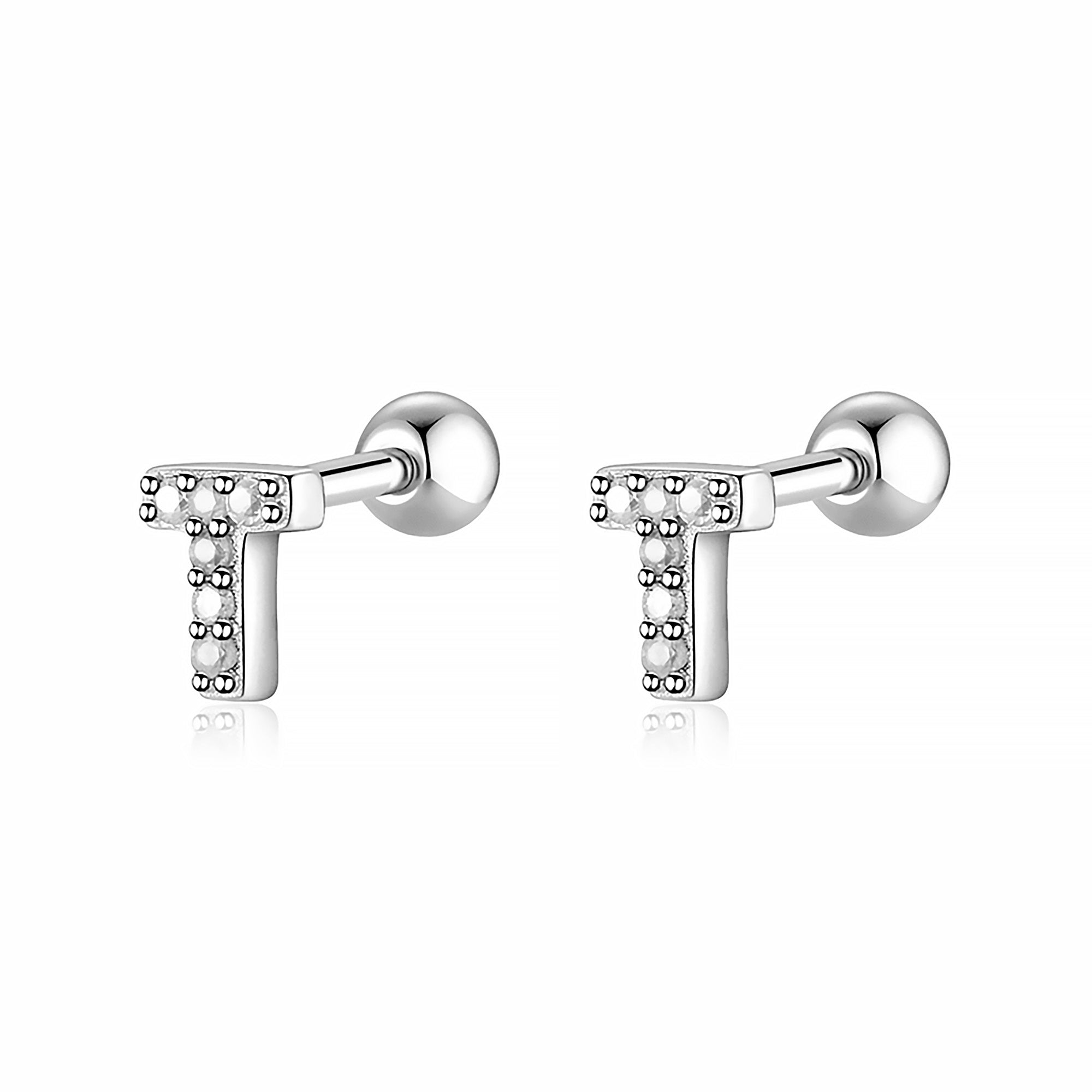 Orecchino "Letterine Bianche" - Chiara Jewels