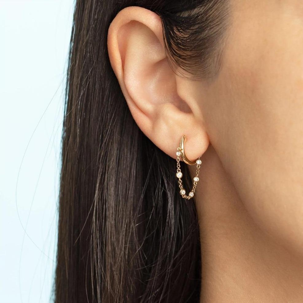 Orecchino "Anello Incatenato" - Chiara Jewels