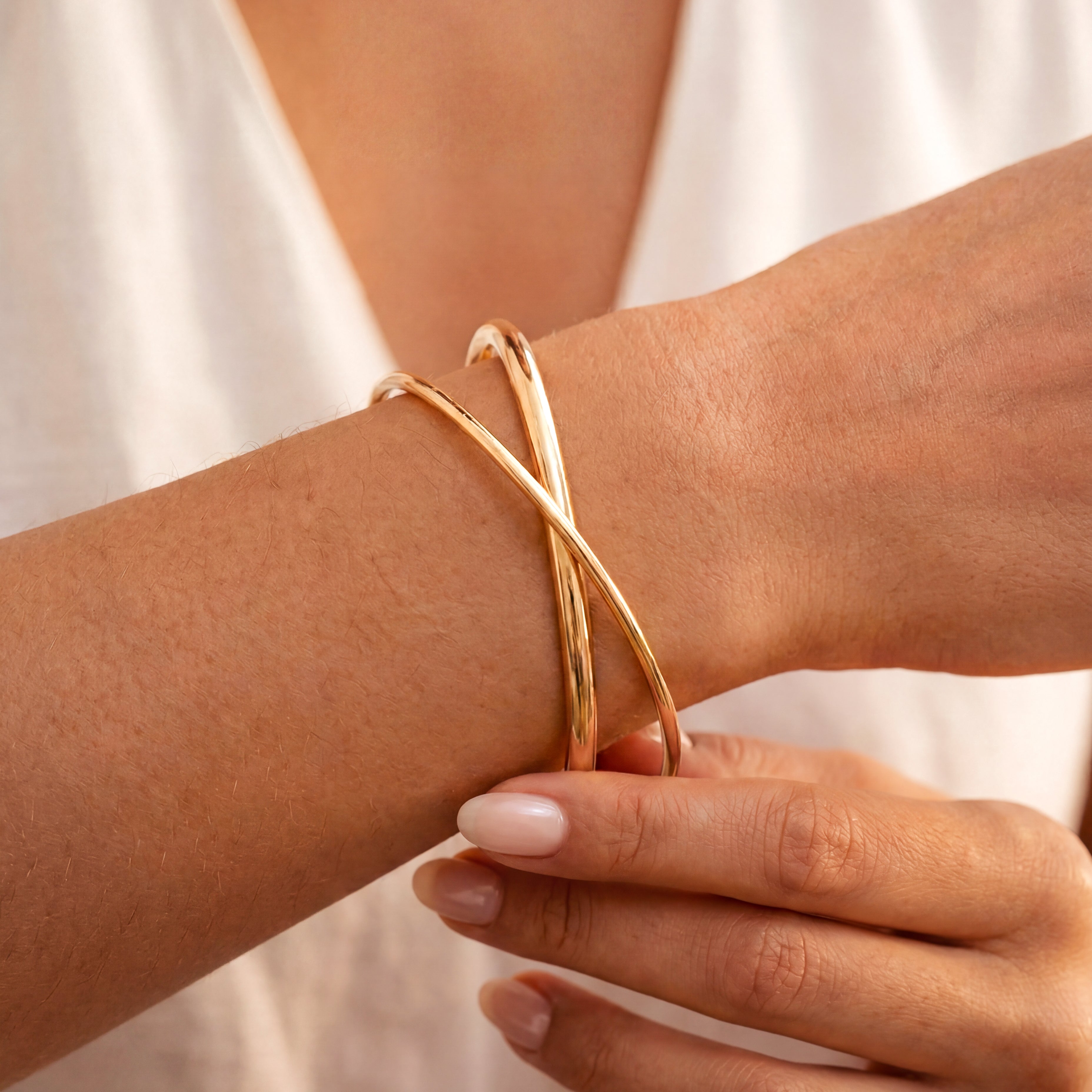 Brazalete Doppio Incrociato