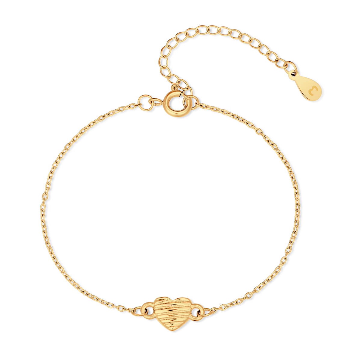 Bracciale Cuore in Rilievo