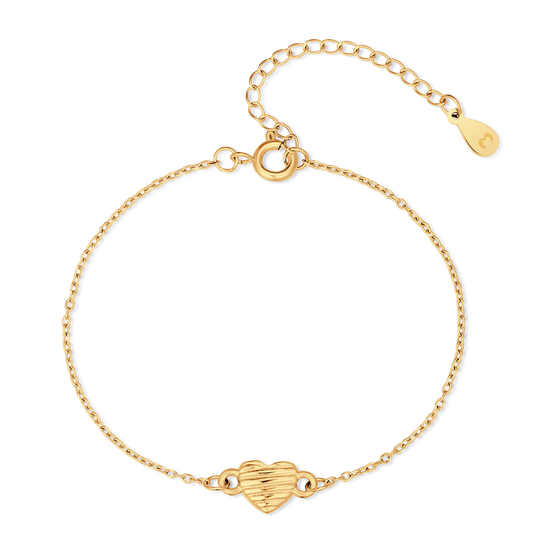 Bracciale Cuore in Rilievo