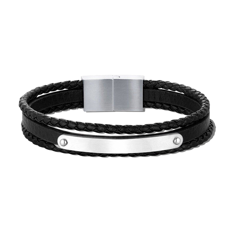 Bracciale Uomo BRAVE Rebel - Testo Personalizzabile - Chiara Jewels