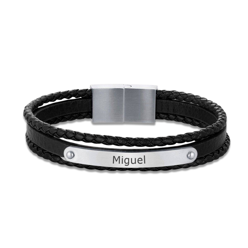 Bracciale Uomo BRAVE Rebel - Testo Personalizzabile - Chiara Jewels