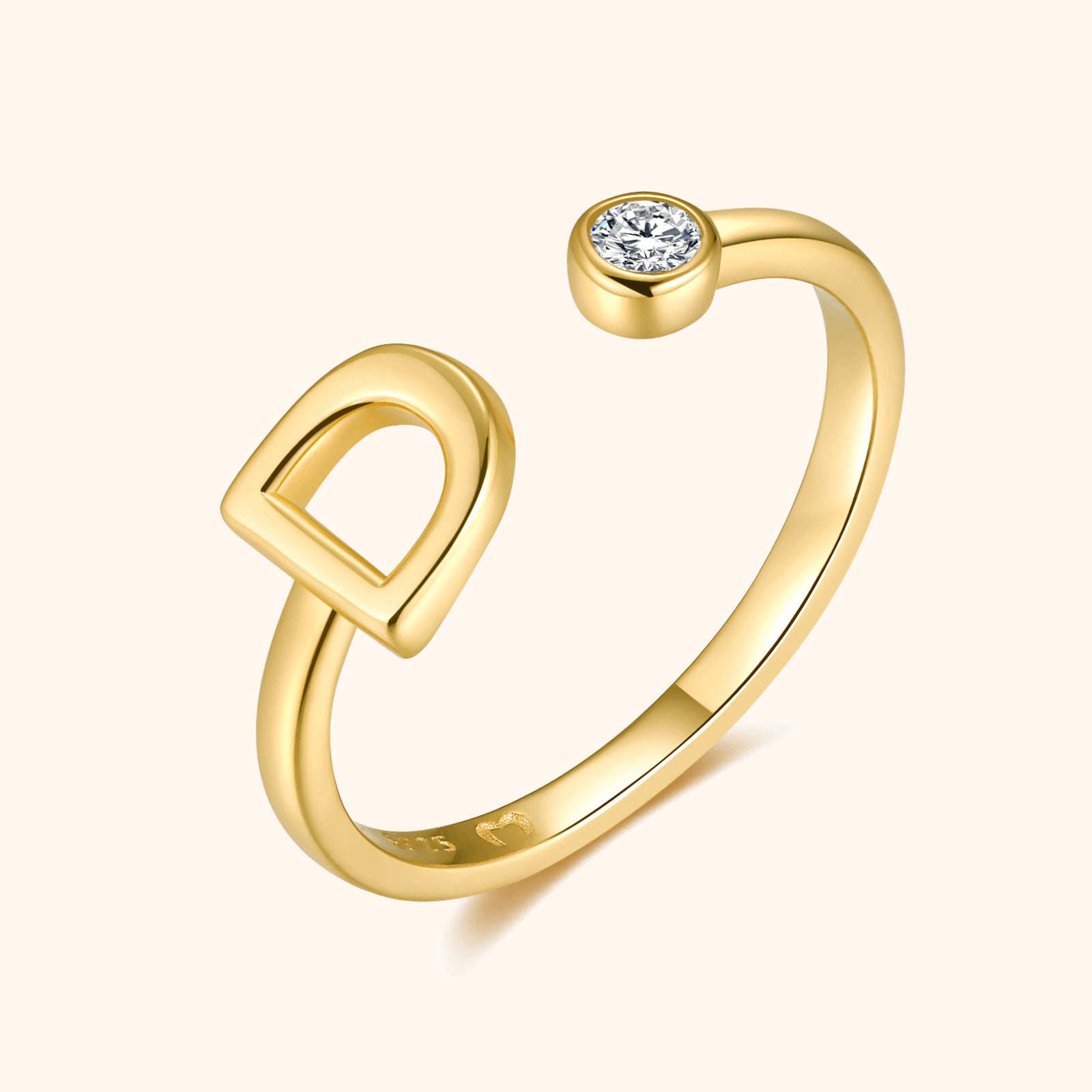 Anello "Top Letter"