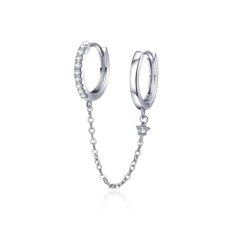 Orecchini Anello a Catena - Chiara Jewels