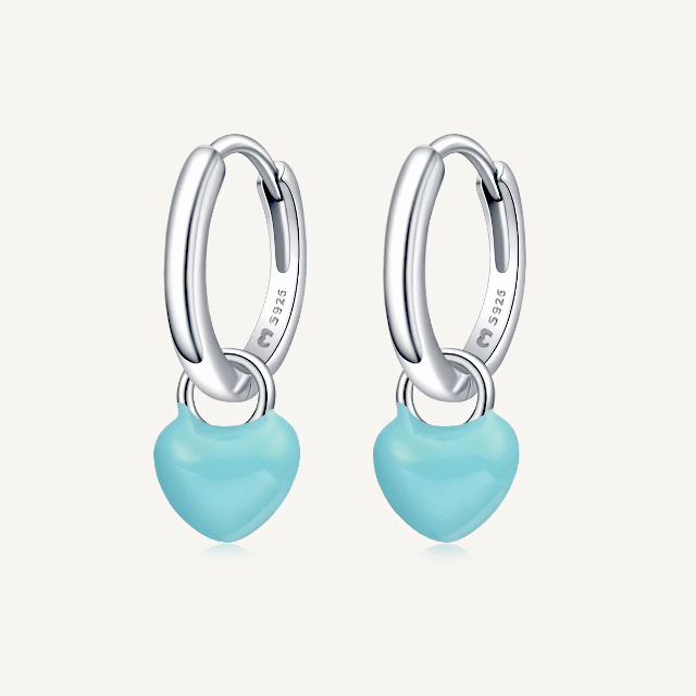 Orecchini Anelli a Cuore