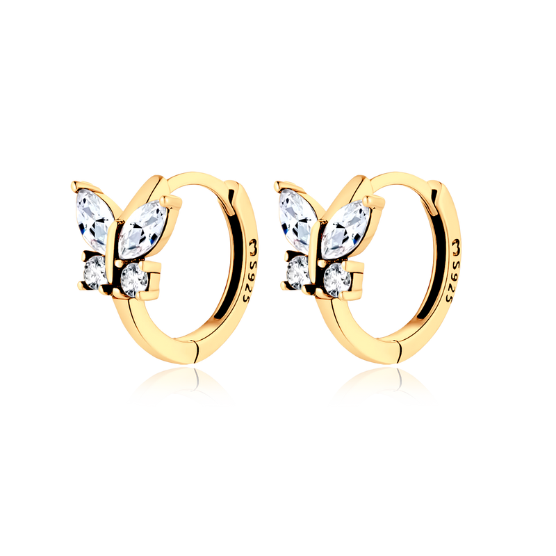 Orecchini Farfalla di Cristallo - Chiara Jewels