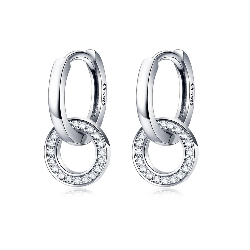Orecchini Cerchi Intrecciati - Chiara Jewels