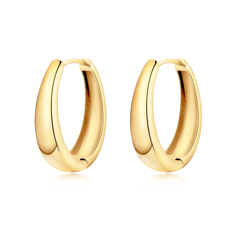Orecchini Cerchi Ovale - Chiara Jewels