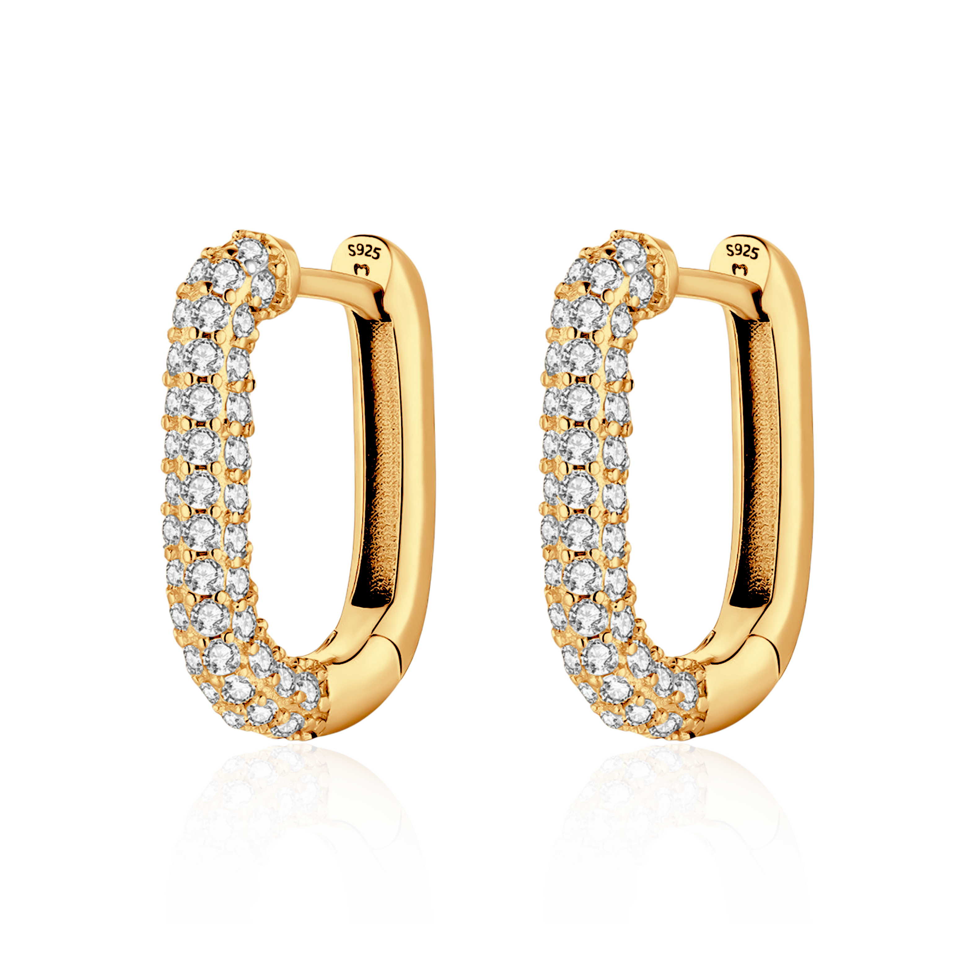 Orecchini Laterale Brillante