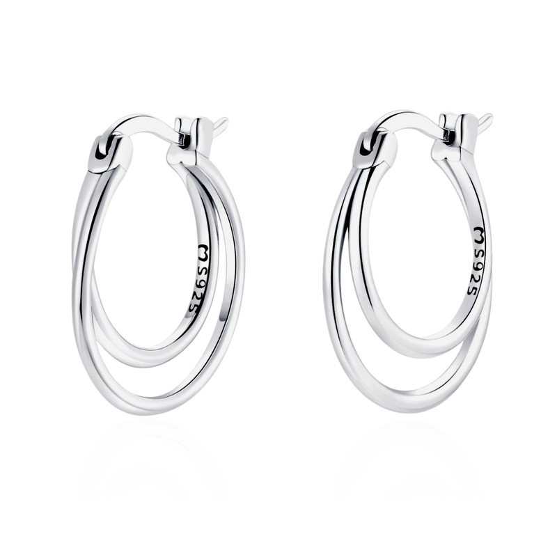 Orecchini Cerchi Doppi - Chiara Jewels