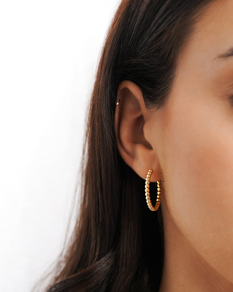 Orecchini Cerchio Sfere - Chiara Jewels
