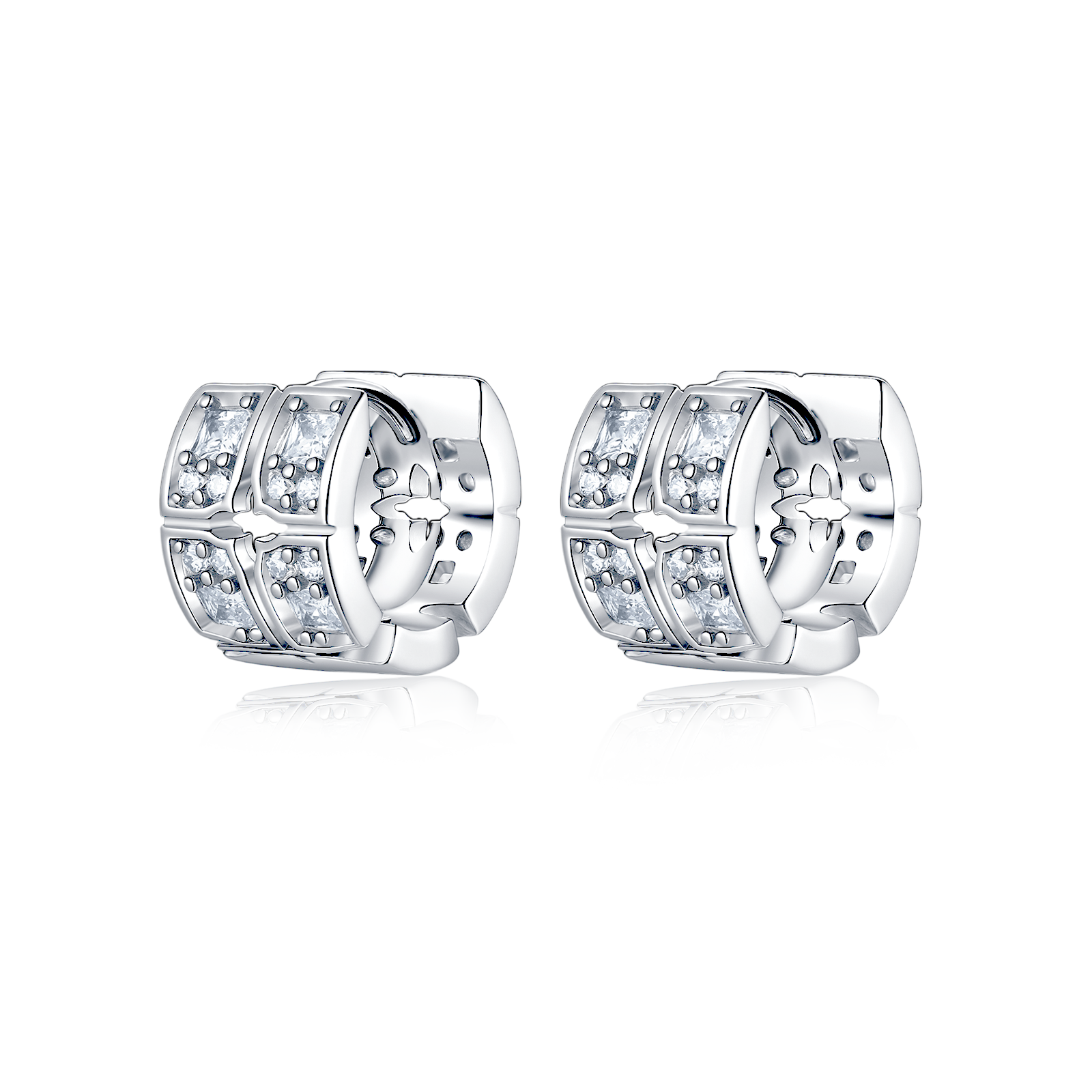Orecchini Cerchio Crociforme - Chiara Jewels