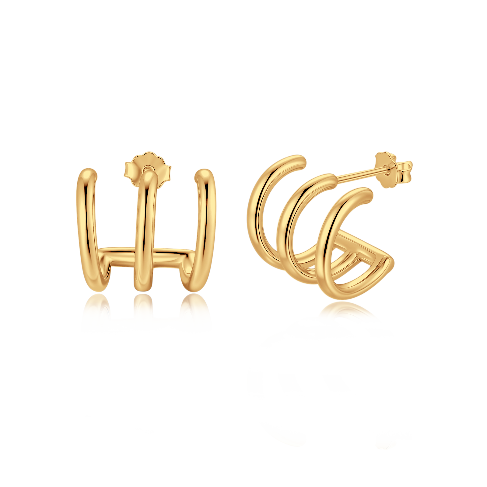 Orecchini Semicerchio Tridente - Chiara Jewels