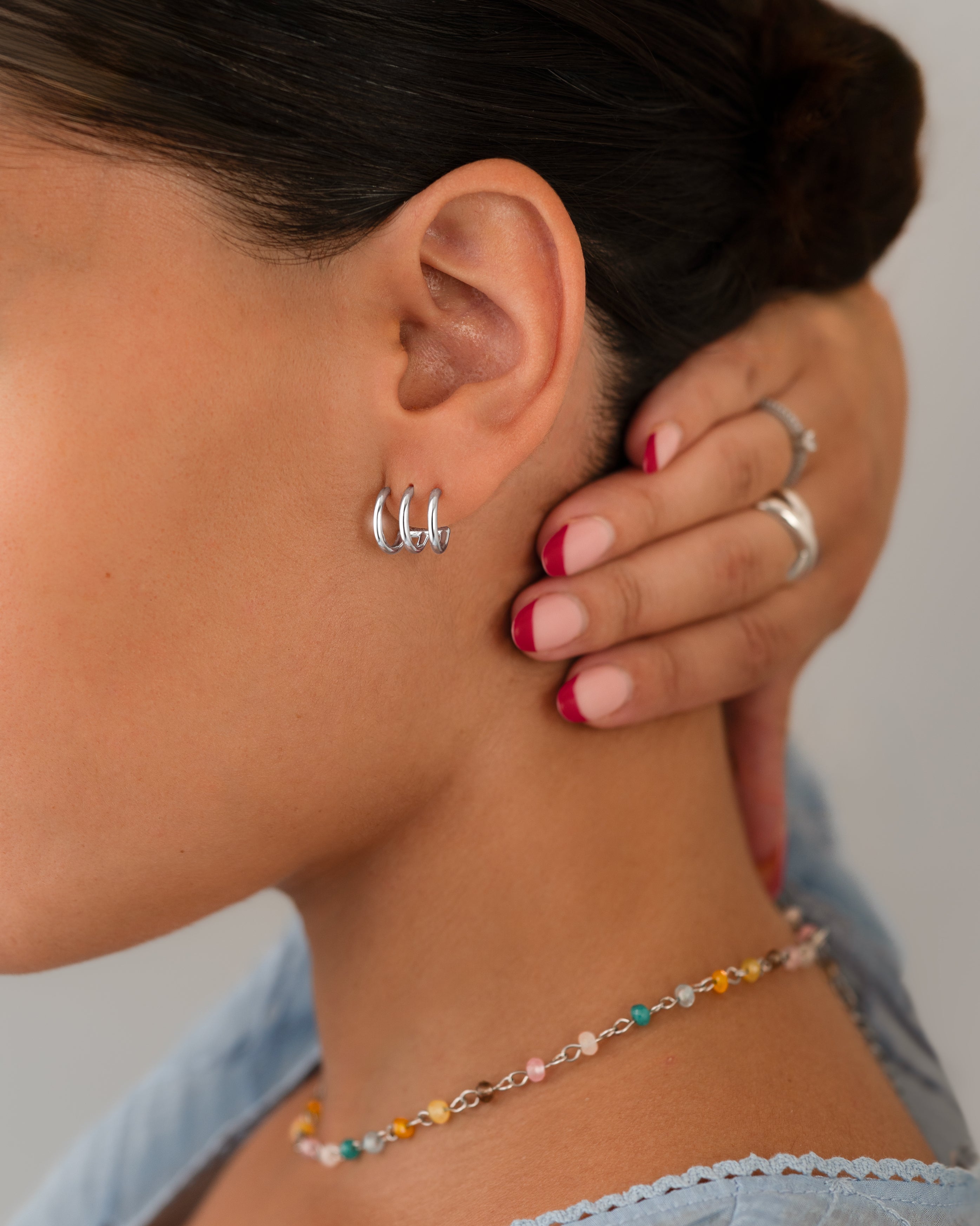 Orecchini Semicerchio Tridente - Chiara Jewels