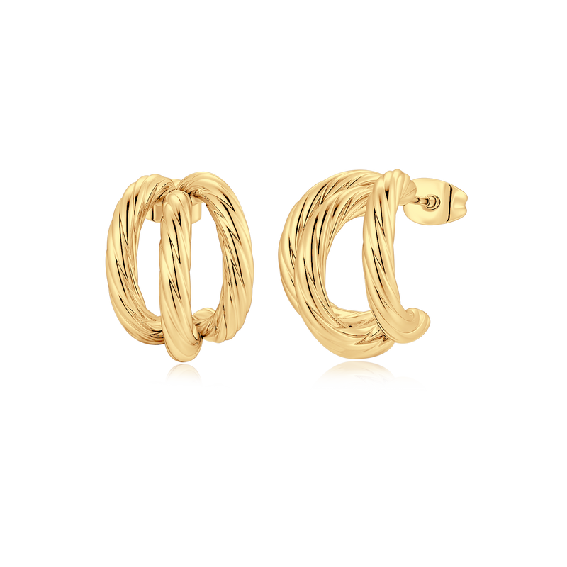 Orecchini Semicerchio Trije - Chiara Jewels