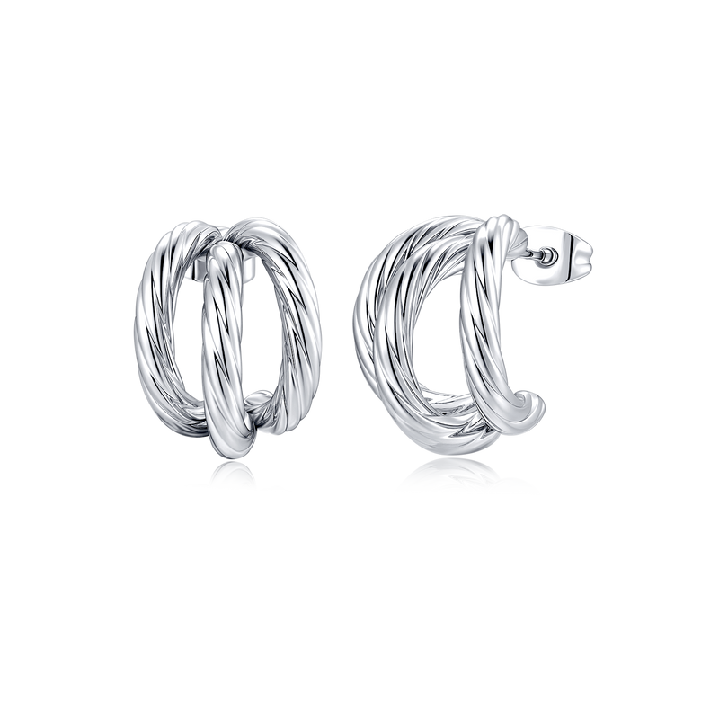 Orecchini Semicerchio Trije - Chiara Jewels