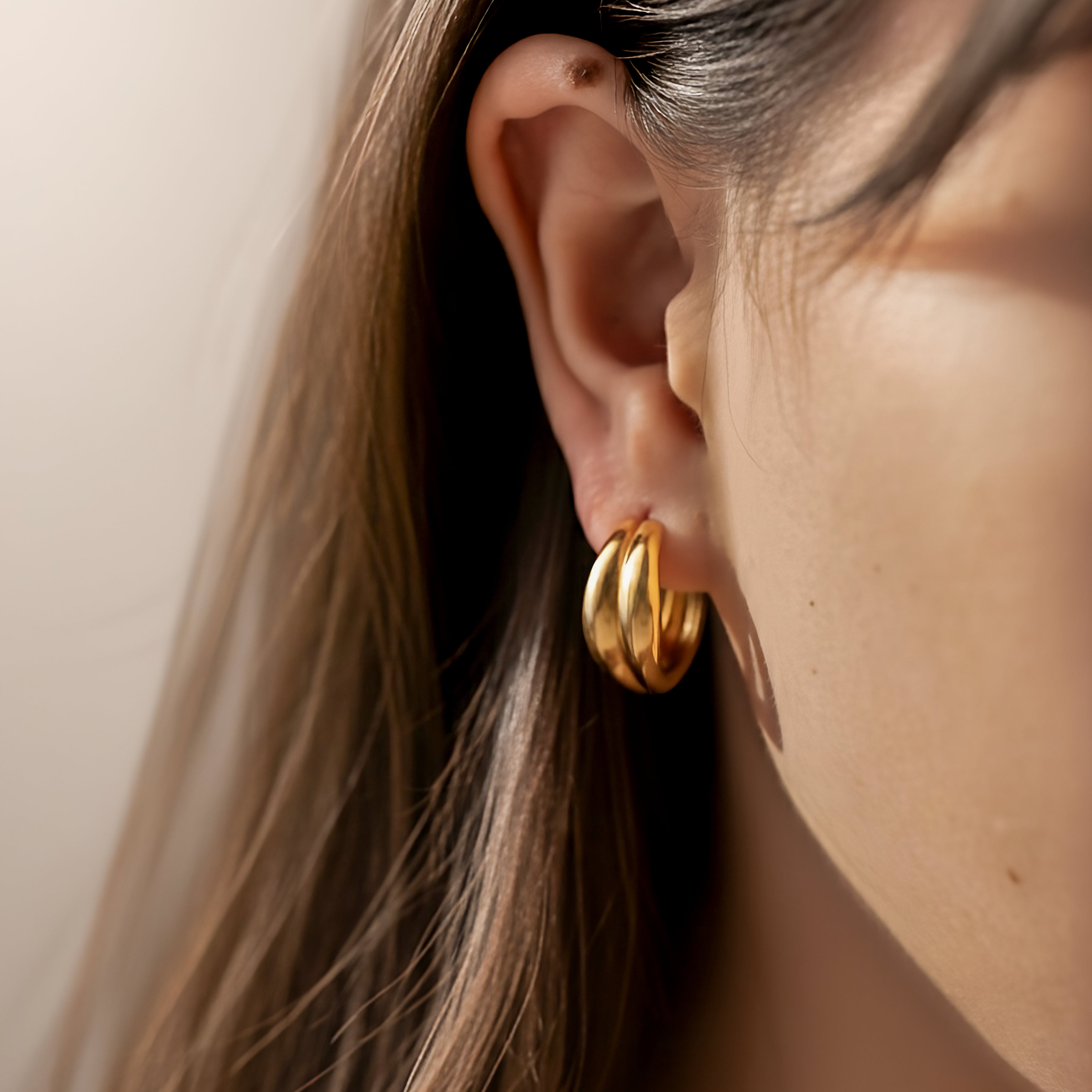Orecchini Cerchio Dupla - Chiara Jewels
