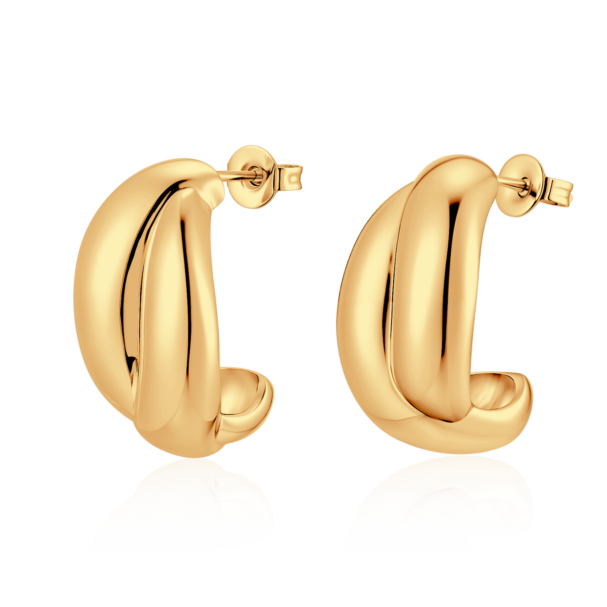 Orecchini Semicerchio Organici - Chiara Jewels