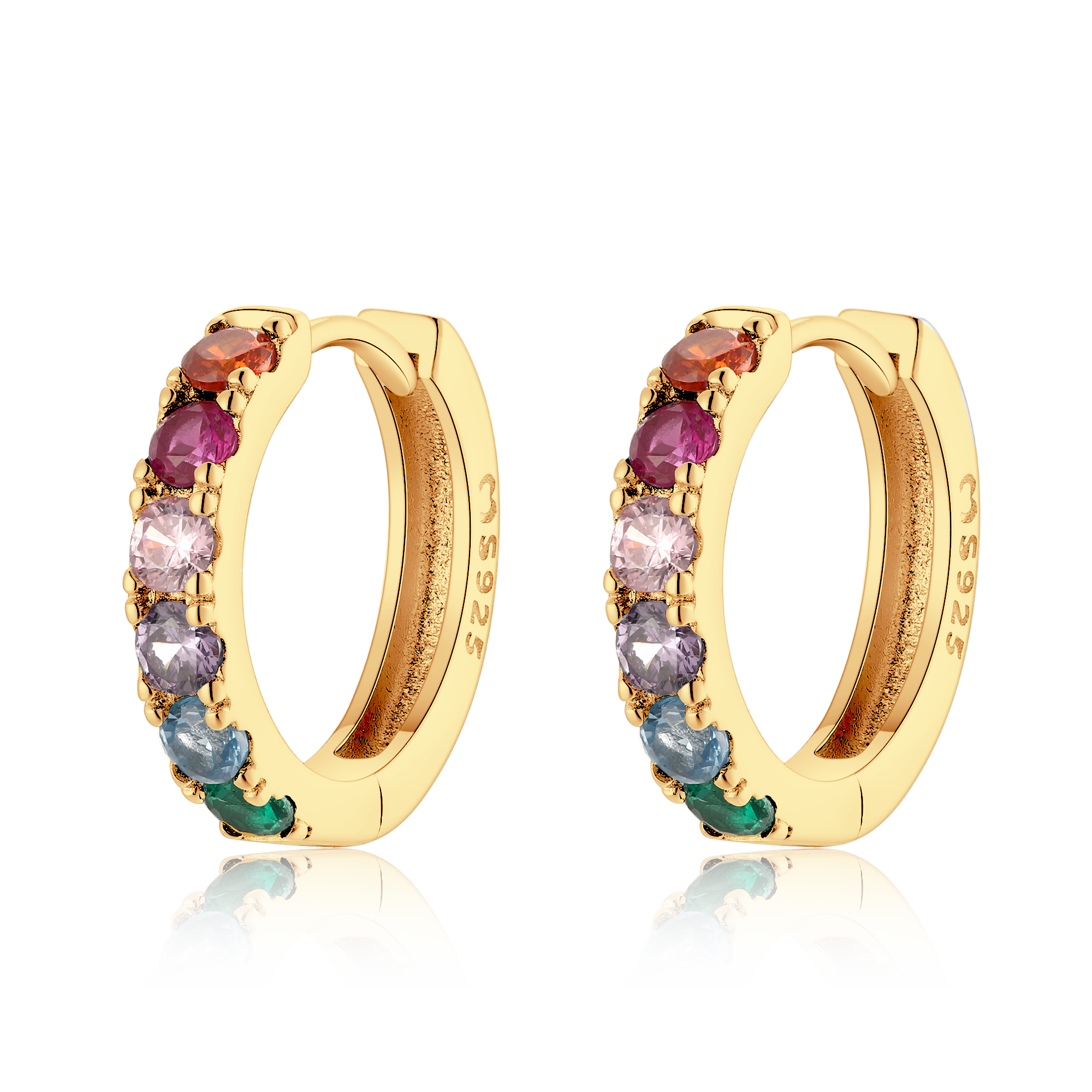 Orecchini Cerchio Cromatici