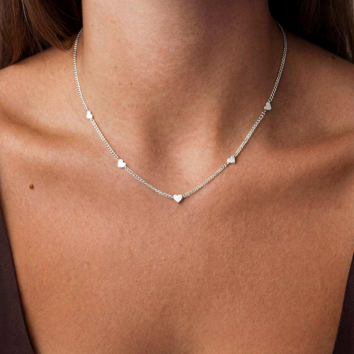 Collana Cuoricini