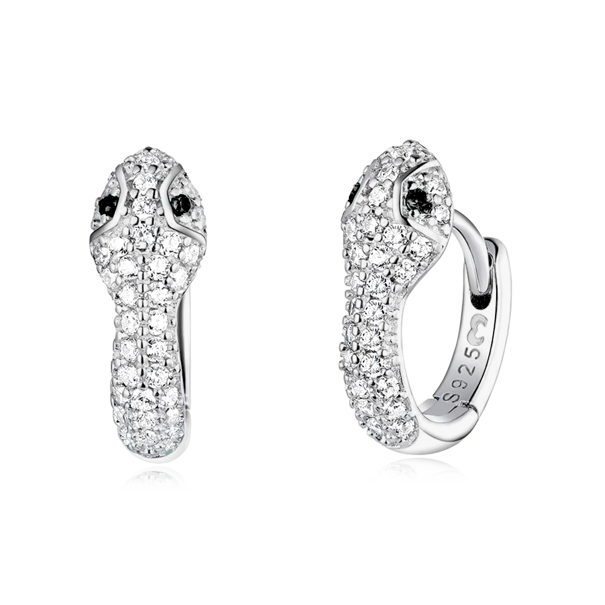 Orecchini Serpente d'argento - Chiara Jewels