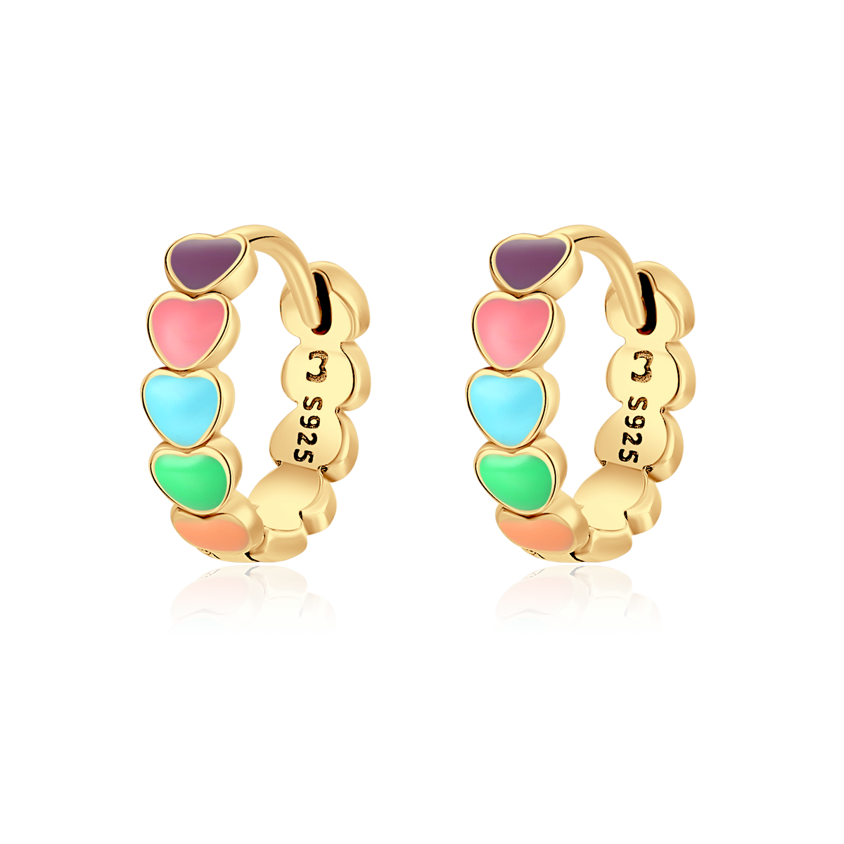 Orecchini Amore Colorato - Chiara Jewels