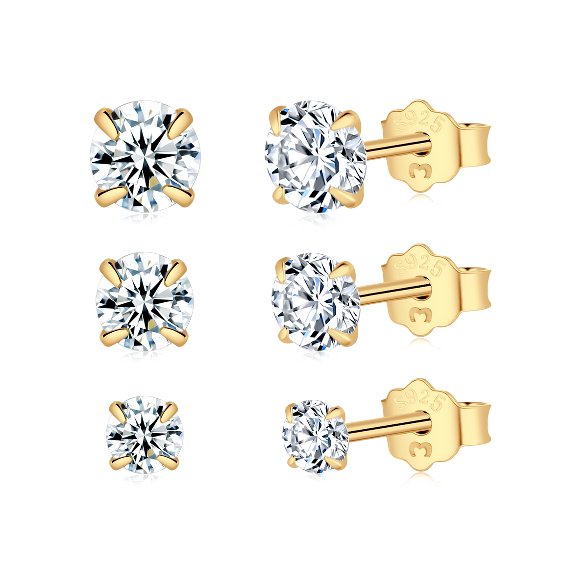 Orecchini Piccoli Zirconi - Chiara Jewels