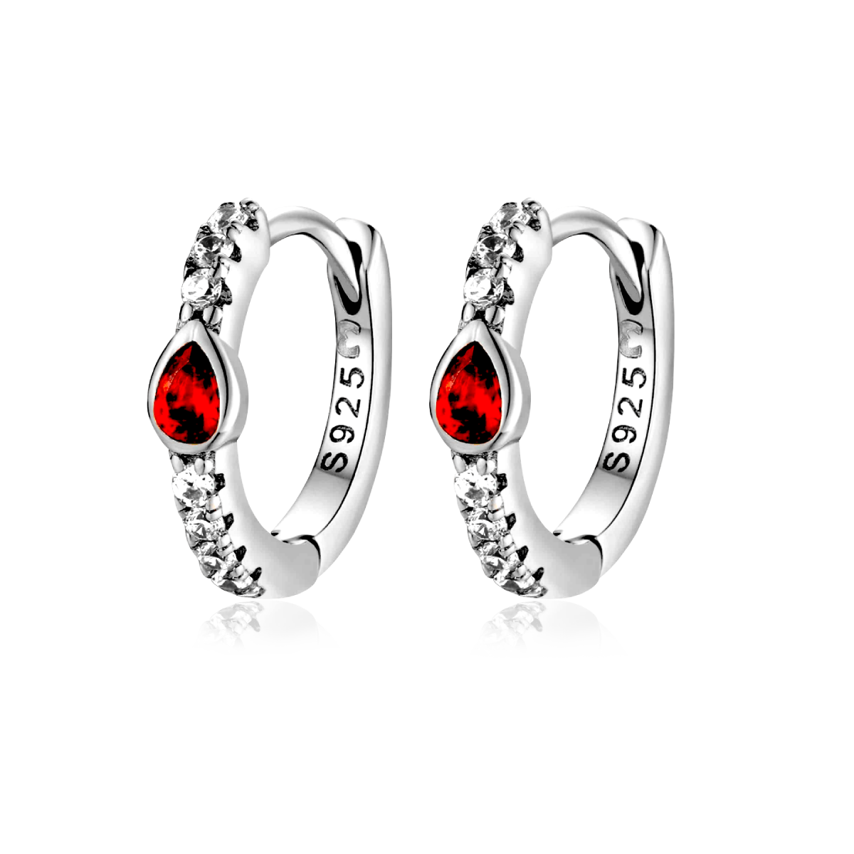 Orecchini Rosso Rubino - Chiara Jewels