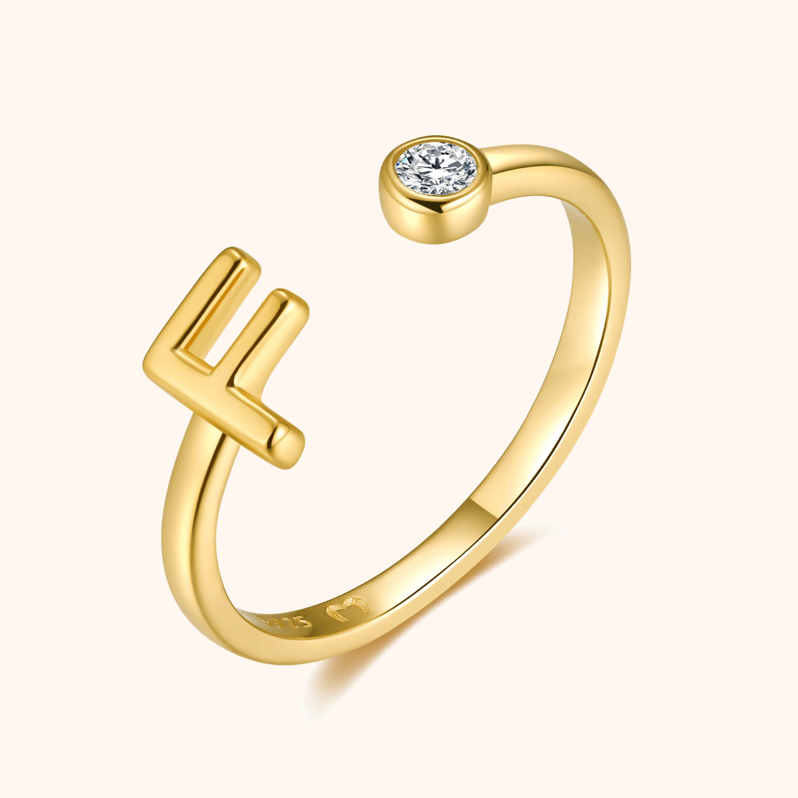 Anello Top Letter - Chiara Jewels