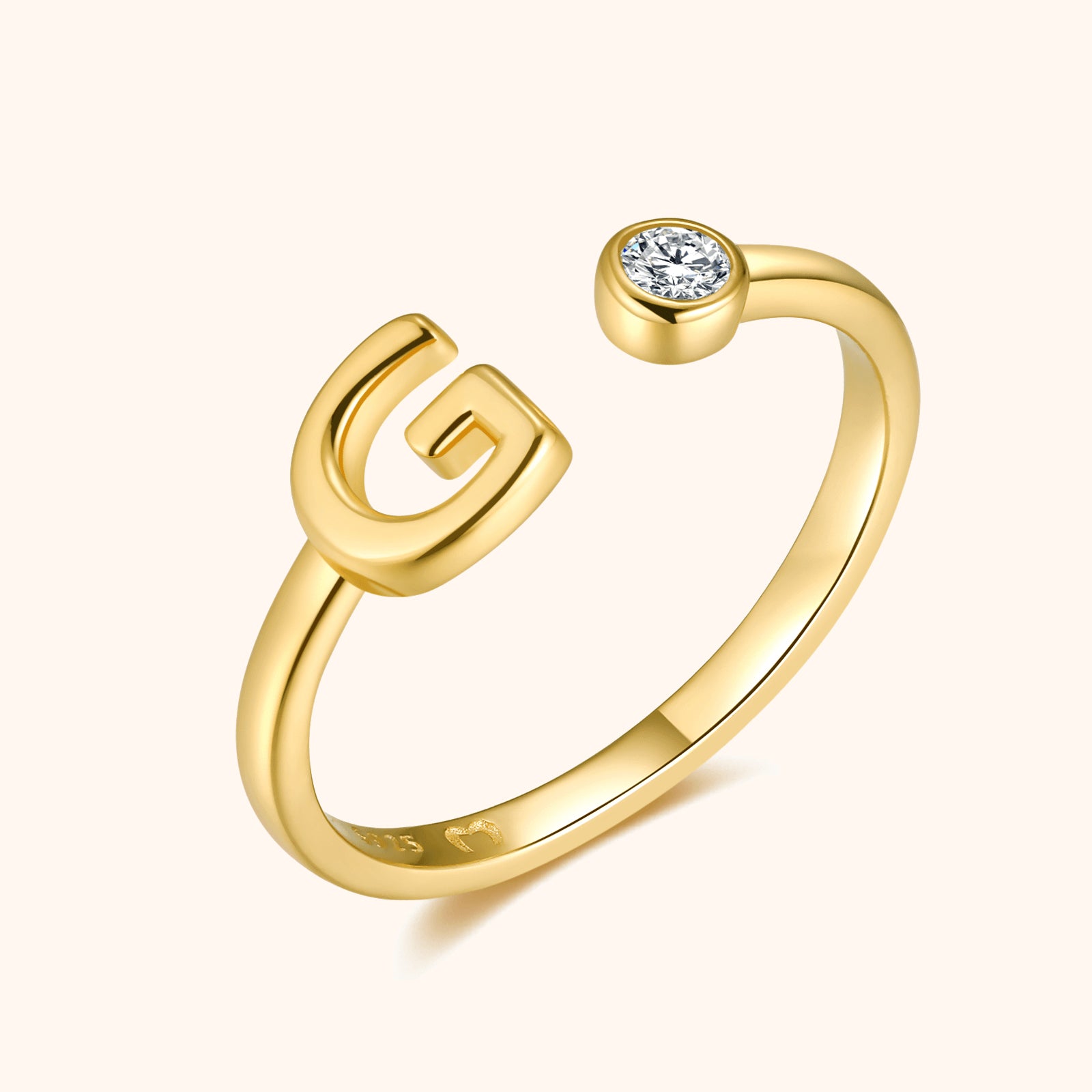 Anello "Top Letter"