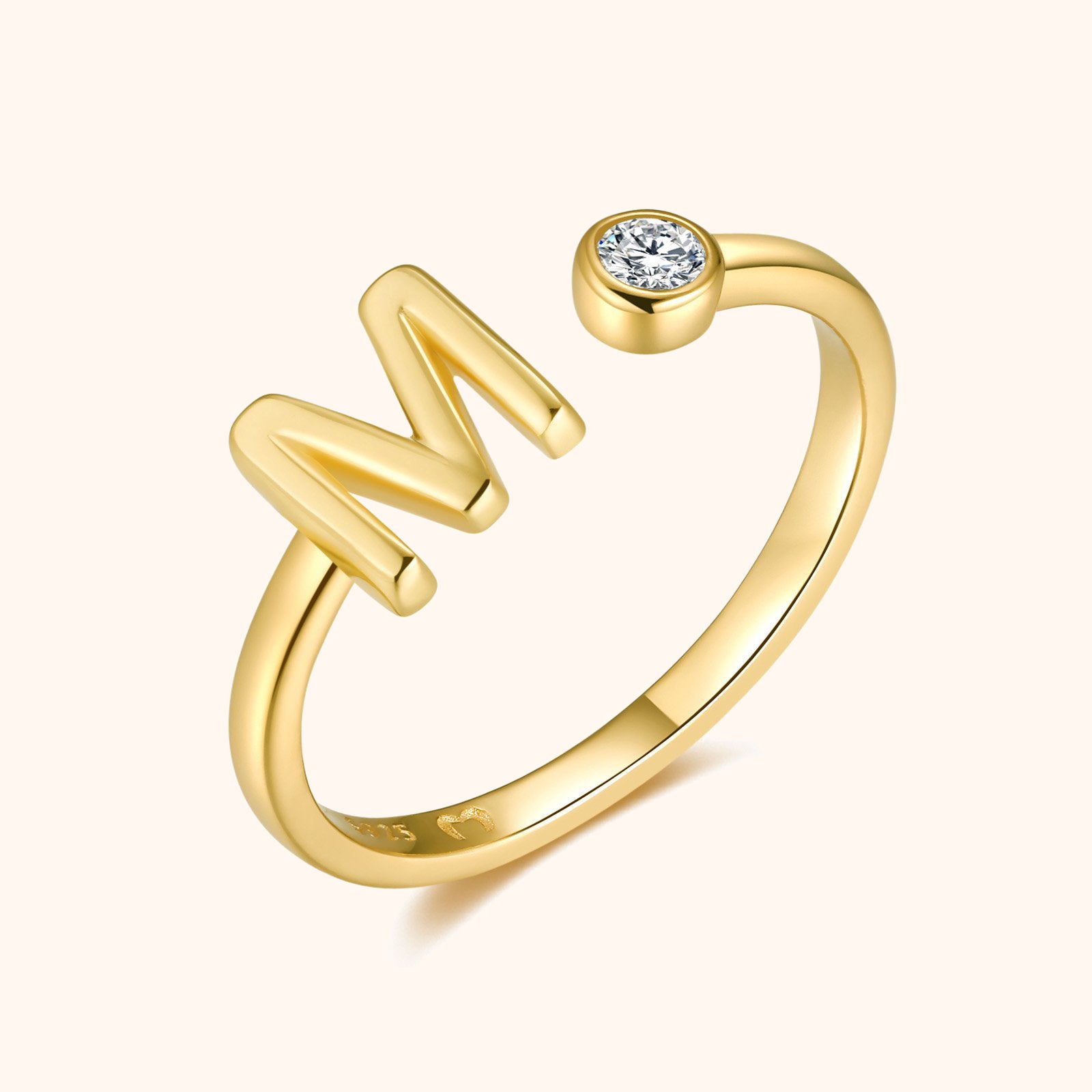 Anello "Top Letter"