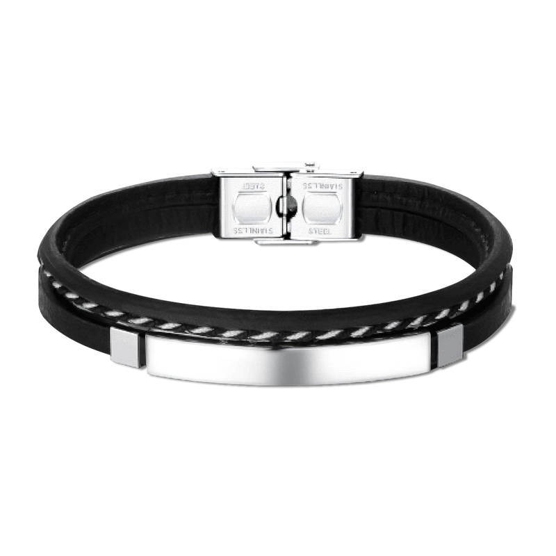 Bracciale Uomo BRAVE Lord - Testo Personalizzabile - Chiara Jewels