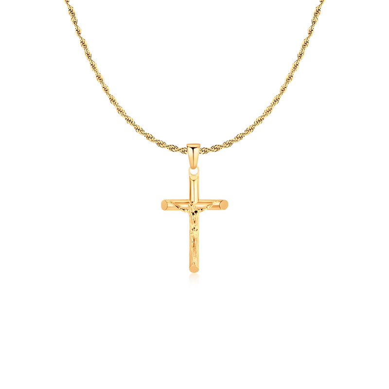 Collana Uomo BRAVE Croce Gesù Cristo - Chiara Jewels