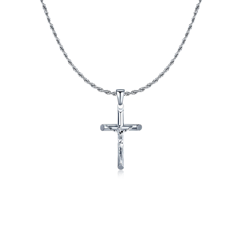 Collana Uomo BRAVE Croce Gesù Cristo - Chiara Jewels