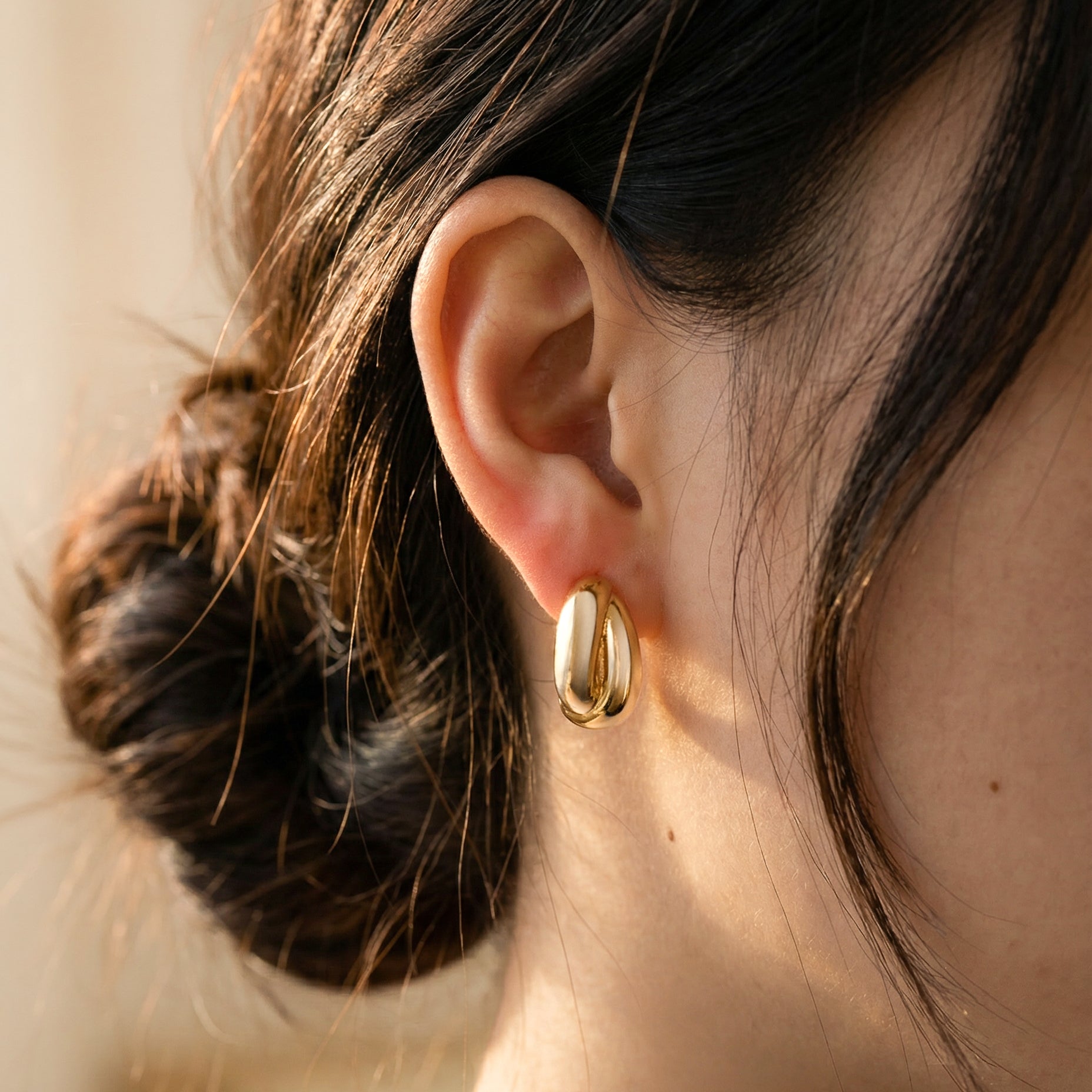 Orecchini Semicerchio Organici