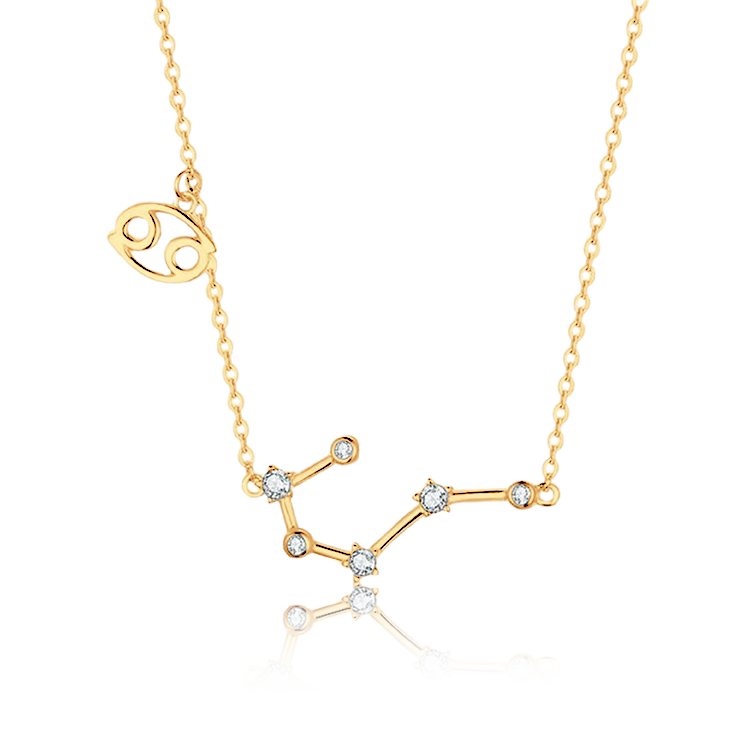 Collana Zodiaco Equilibrio In Argento 925 Les Poulettes - Gioiello Artigianale Con Cofanetto