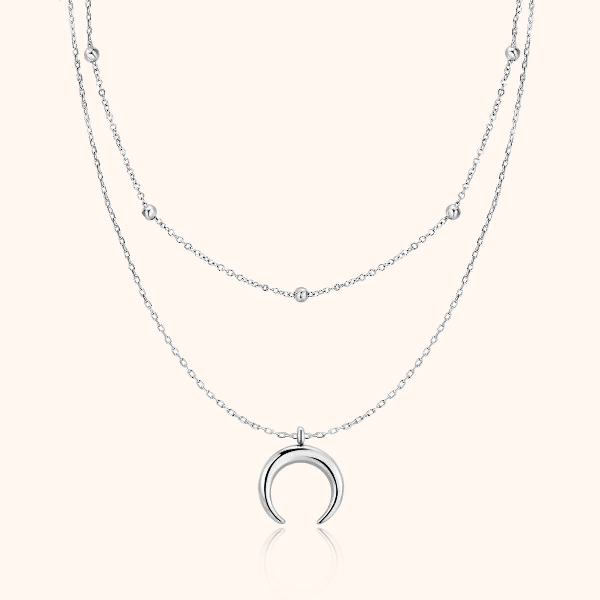 Collana "Mezzaluna Palle"