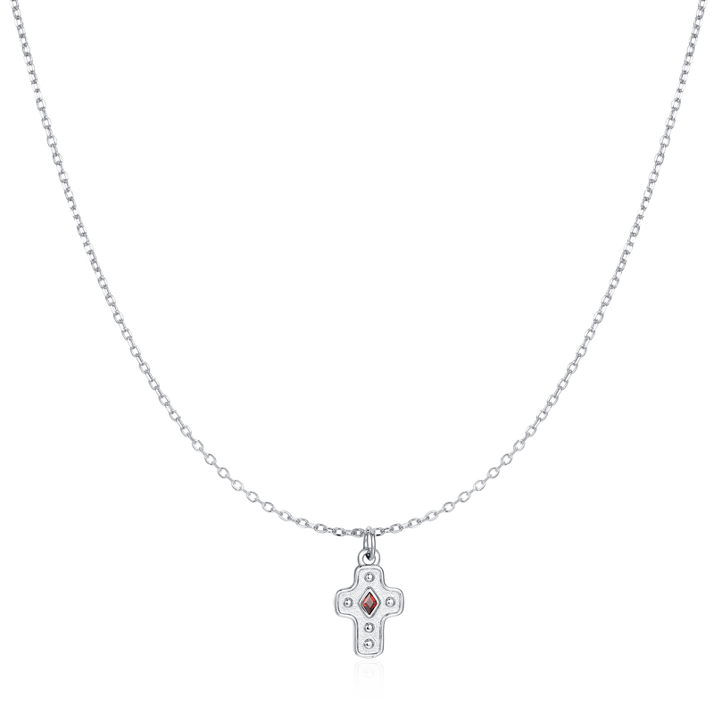 Collana Croce Diamantata