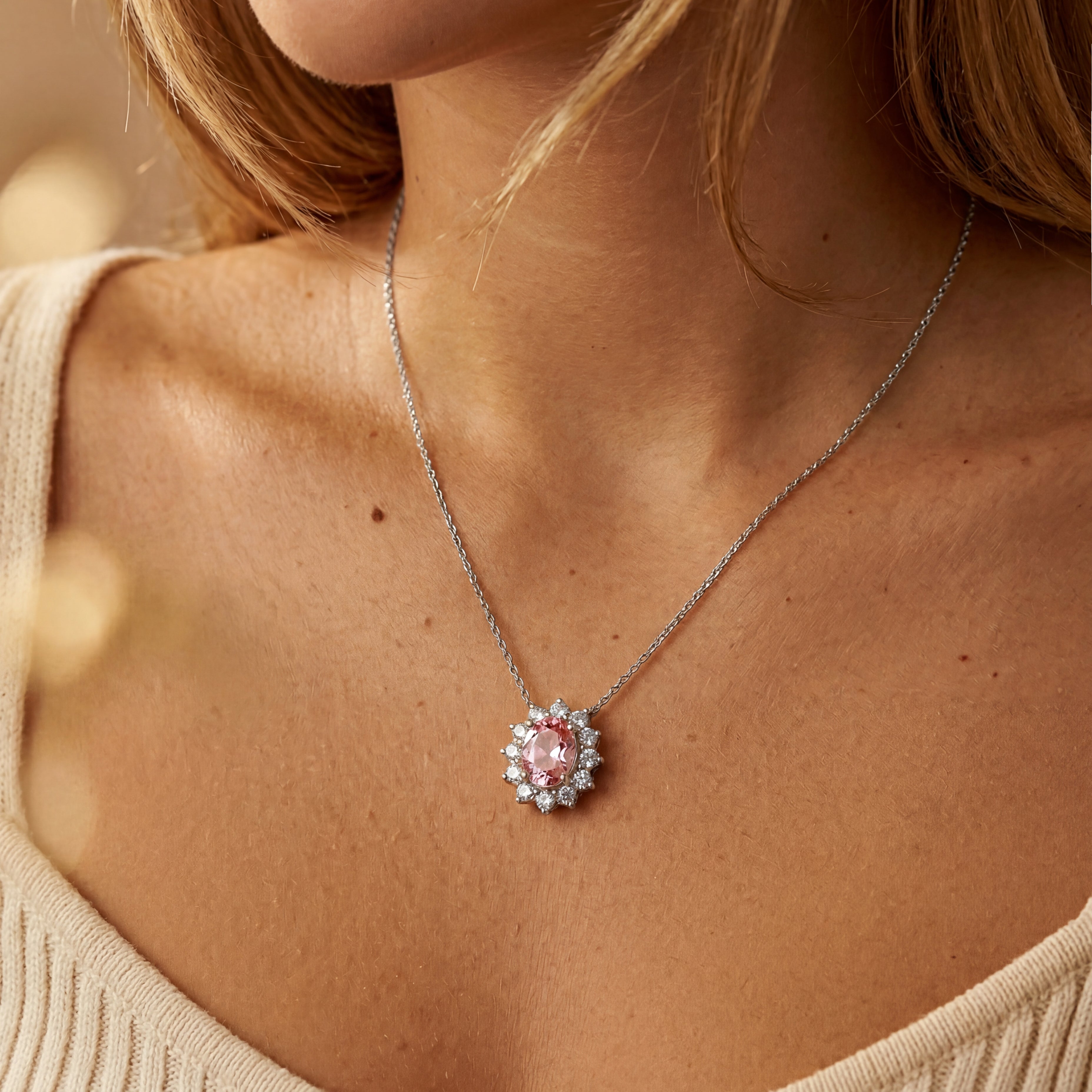 Collana Zirconi Preziosi