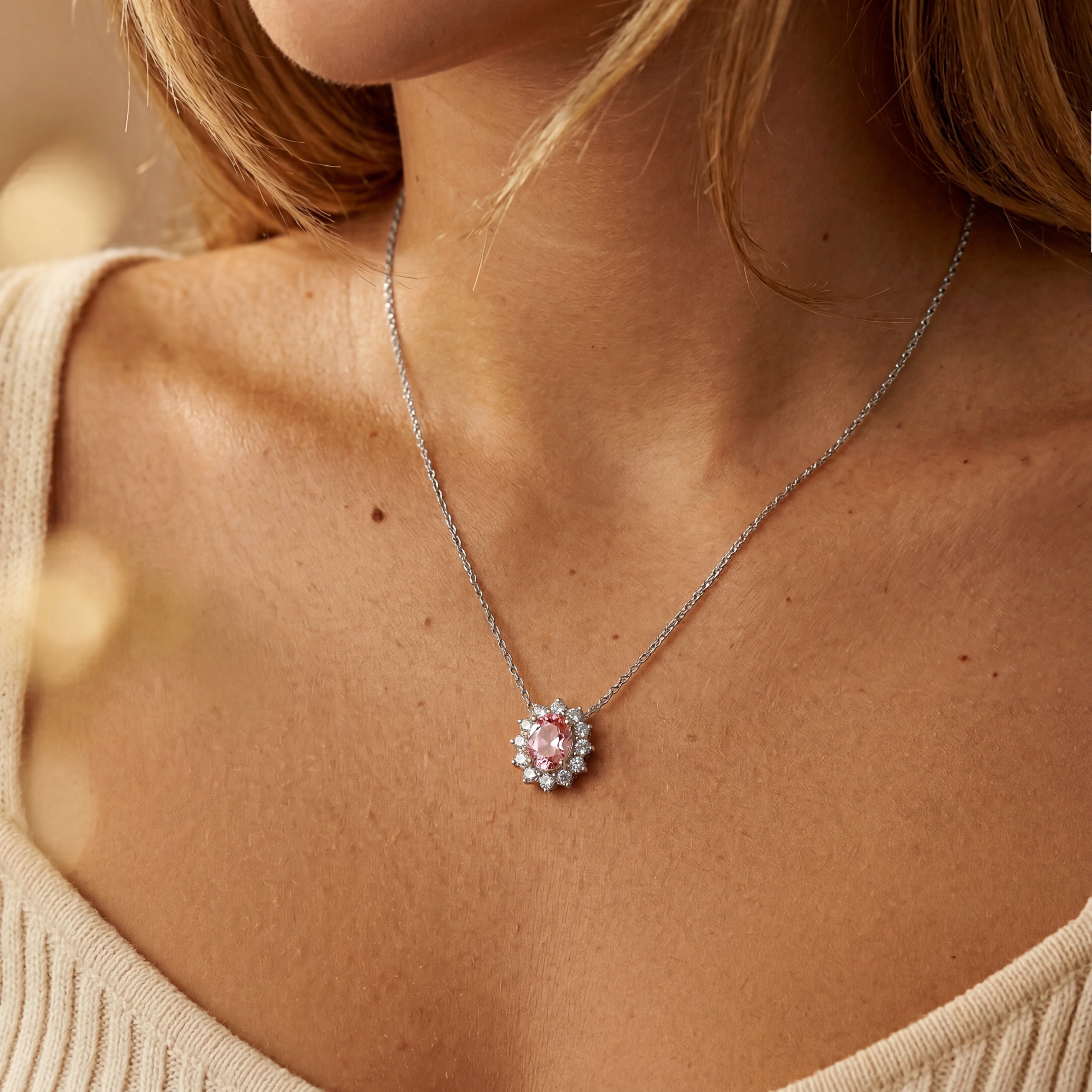 Collana Zirconi Preziosi