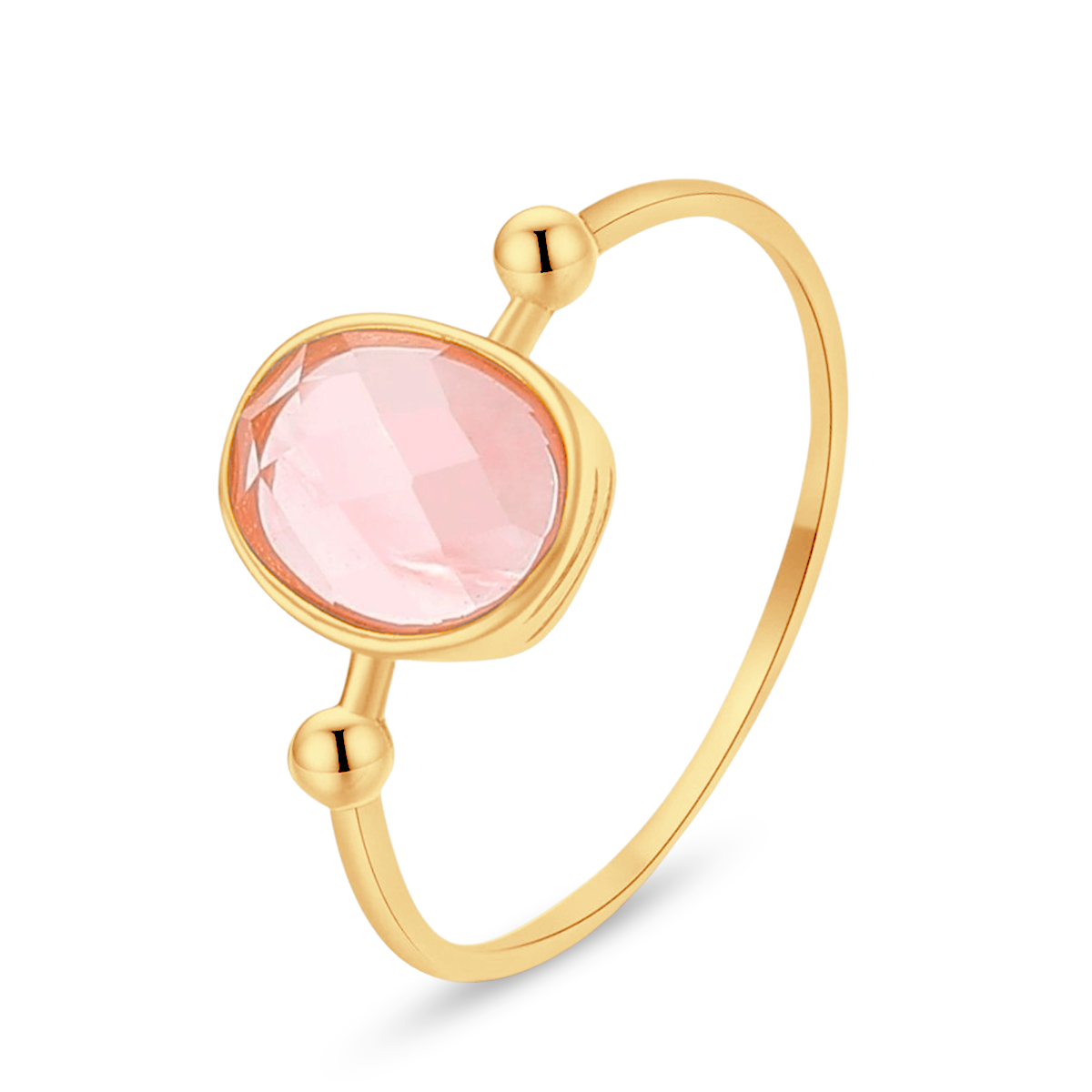 Anello Rosa Lucido