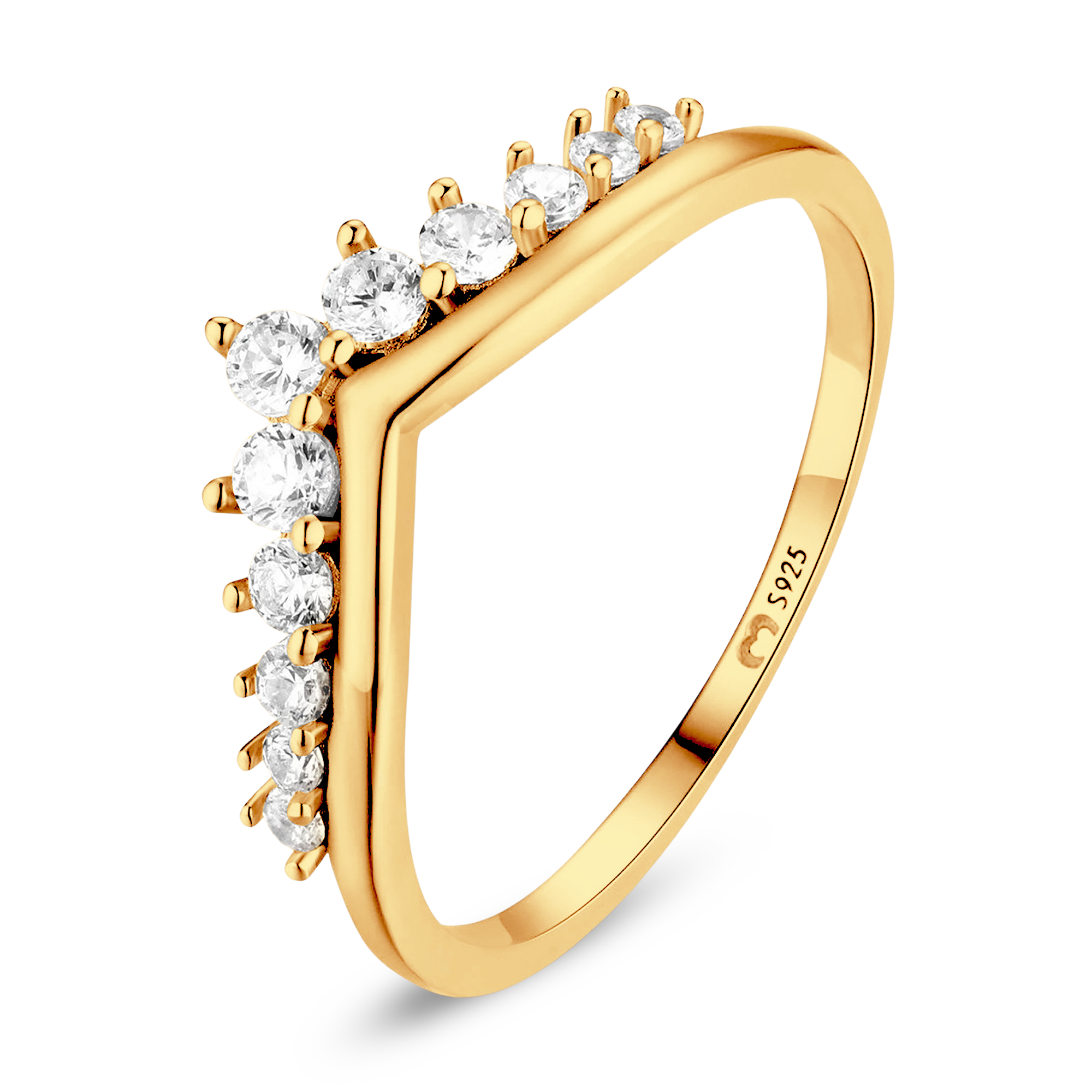 Anello Corona di Zirconio