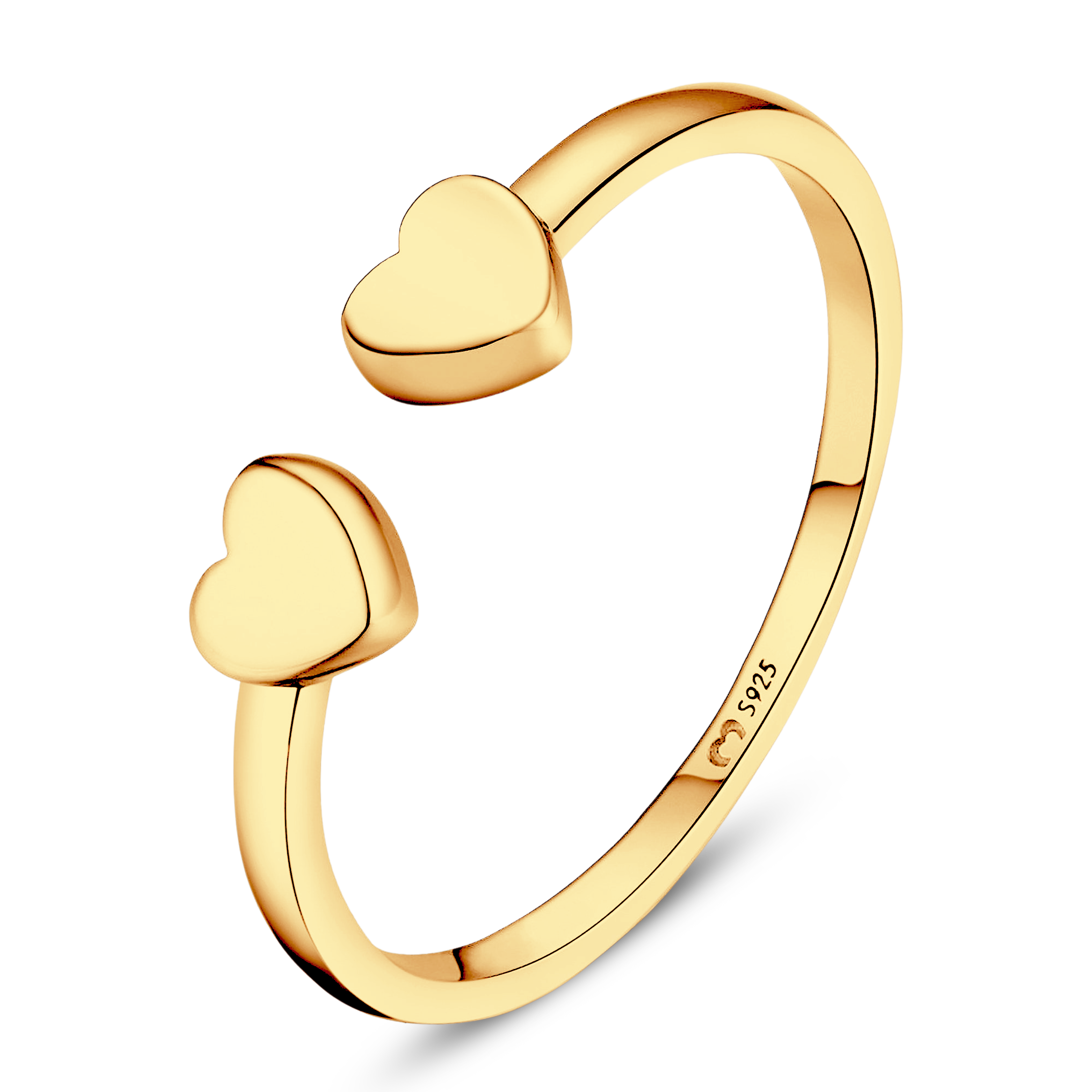 Anello Doppio Cuore