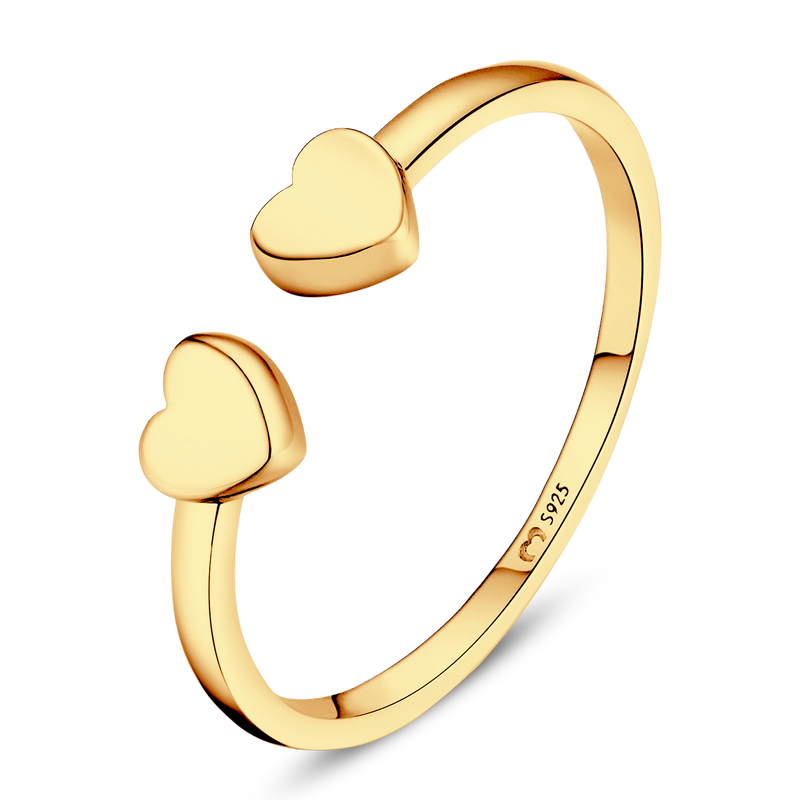 Anello Doppio Cuore - Chiara Jewels