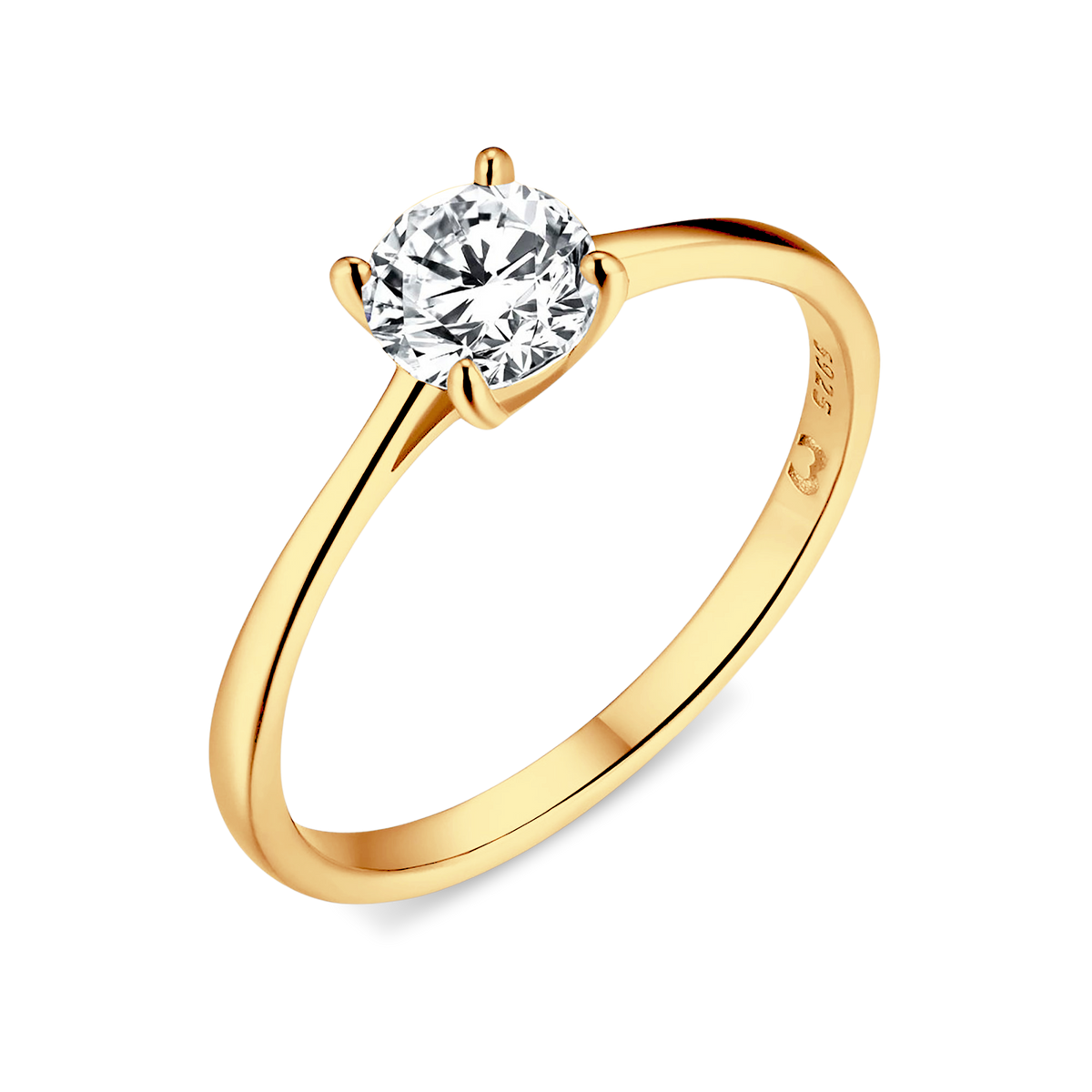 Anello Zirconia Rotonda - Chiara Jewels