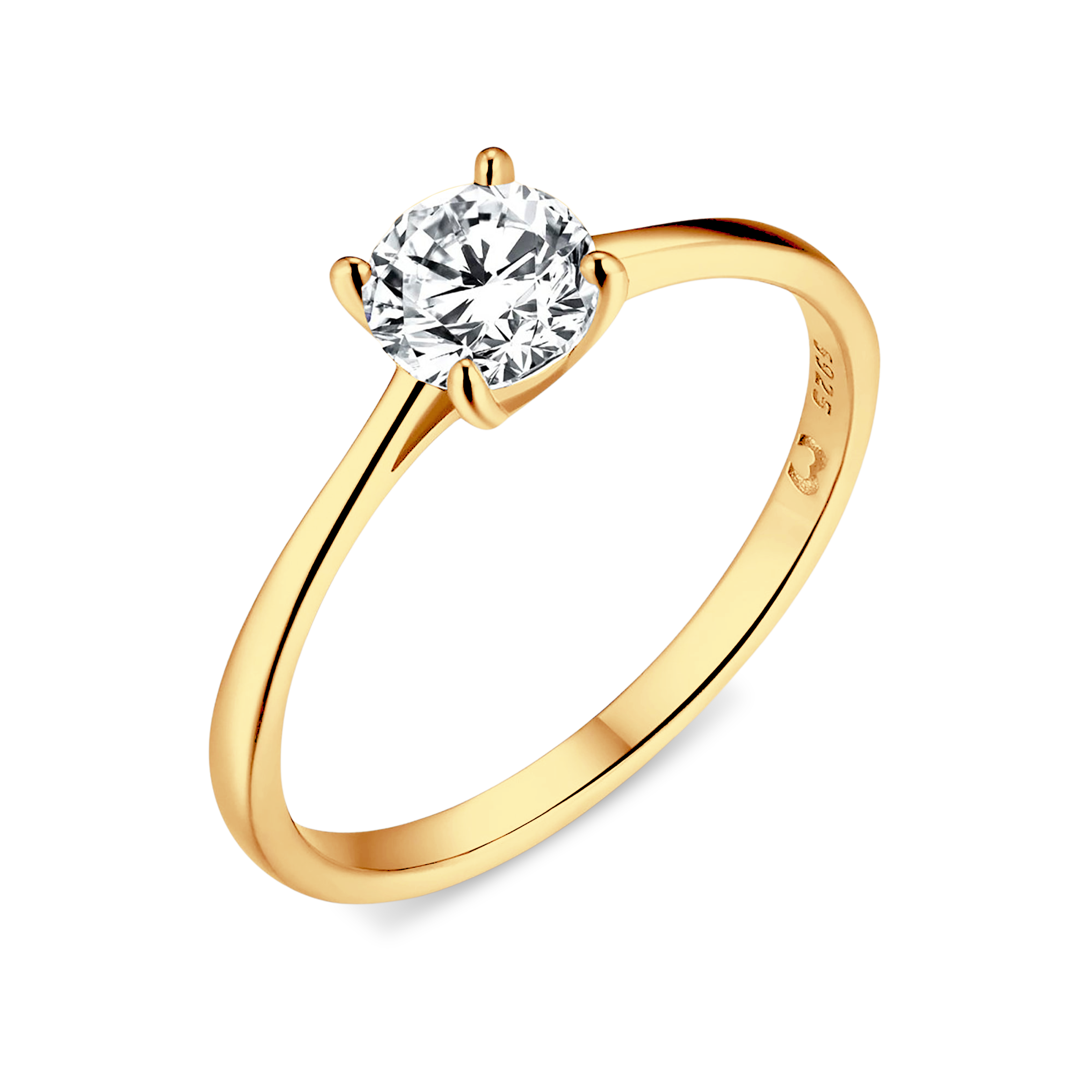 Anello Zirconia Rotonda - Chiara Jewels