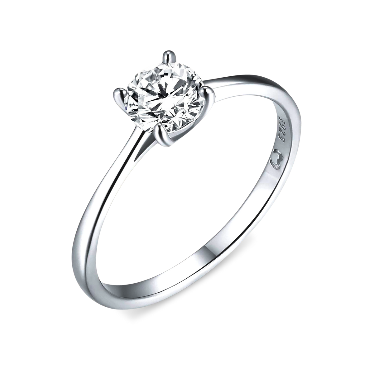 Anello Zirconia Rotonda - Chiara Jewels