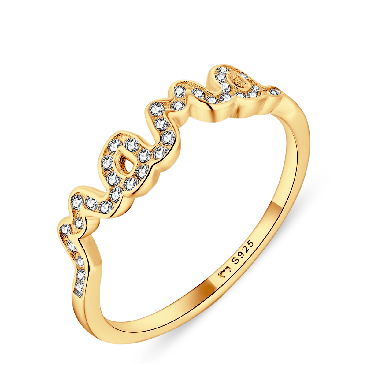 Anello Mama Strass